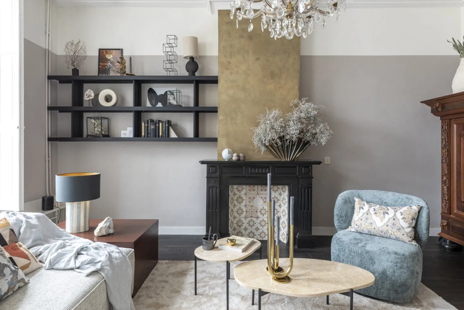 Vloerkleden|Rechthoekige Vloerkleden-Trendhopper Cowan Vloerkleed Beige