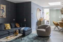 Vloerkleden|Rechthoekige Vloerkleden-Trendhopper Cowan Vloerkleed Blauw