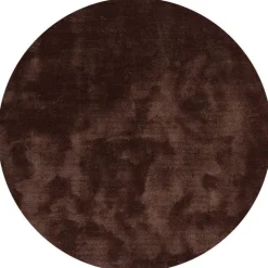 Vloerkleden|Ronde Vloerkleden-Trendhopper Cowan Rond Vloerkleed Bruin