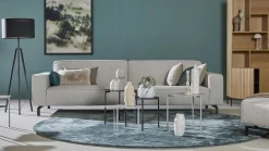 Vloerkleden|Ronde Vloerkleden-Trendhopper Cowan Rond Vloerkleed Blauw