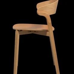 Eetkamerstoelen Zonder Armleuning-WOOOD Cras Eetkamerstoel Natural