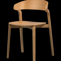 Eetkamerstoelen Zonder Armleuning-WOOOD Cras Eetkamerstoel Natural