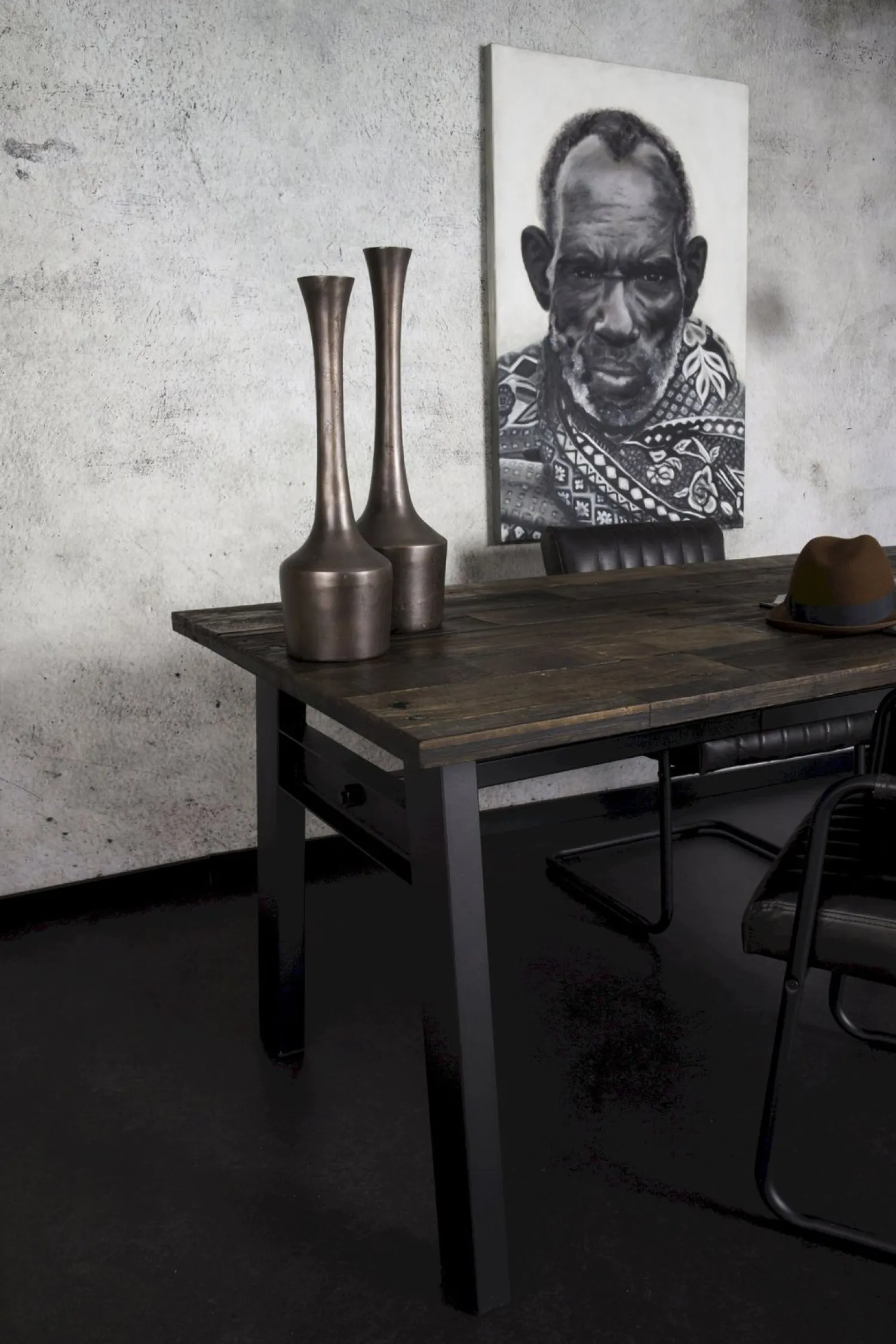 Houten Eettafels|Rechthoekige Eettafels-Dutchbone Crude Eetkamertafel
