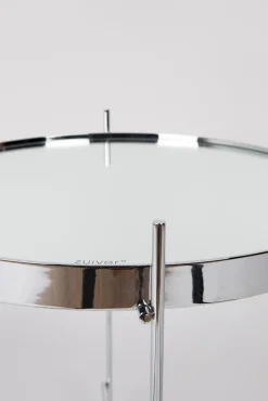 Glazen Bijzettafels|Ronde Bijzettafels-Zuiver Cupid Bijzettafel Silver
