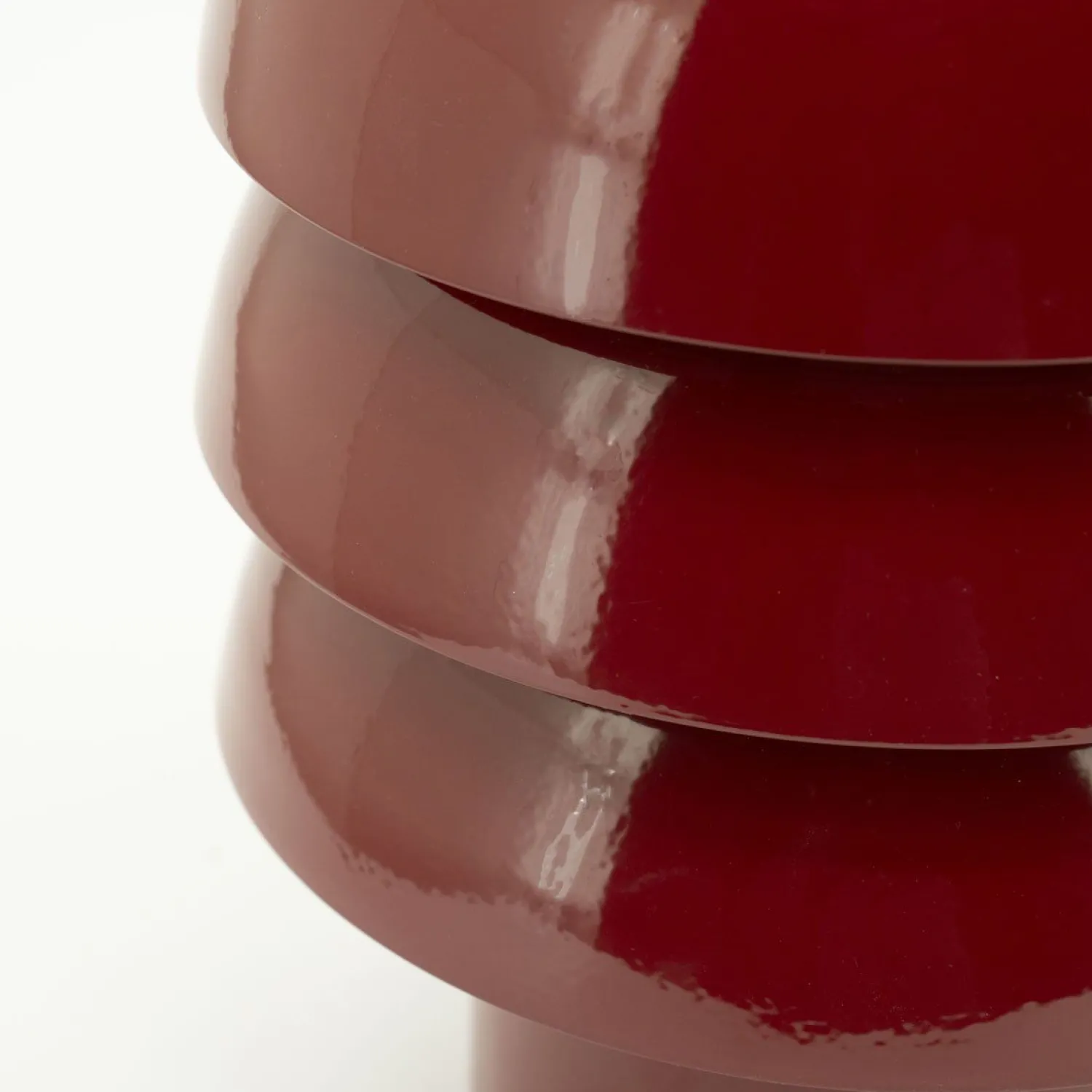 Tafellampen|Tafellampen-By Boo Curo Tafellamp Burgundy