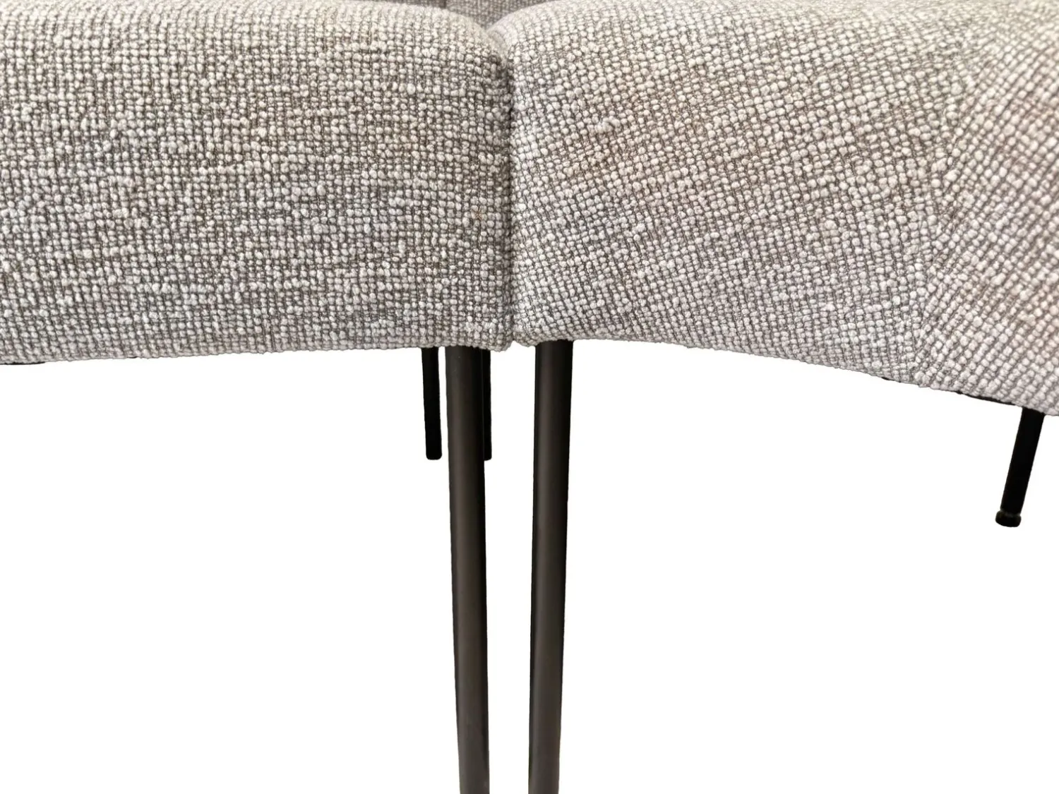 Hoek Eetkamerbanken|Stoffen Eetkamerbanken-Eijerkamp Collectie Curved Eetkamerbank Natural