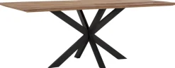 Houten Eettafels|Rechthoekige Eettafels-DTP Home Curves Eettafel Naturel