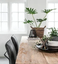 Houten Eettafels|Rechthoekige Eettafels-DTP Home Curves Eettafel Naturel