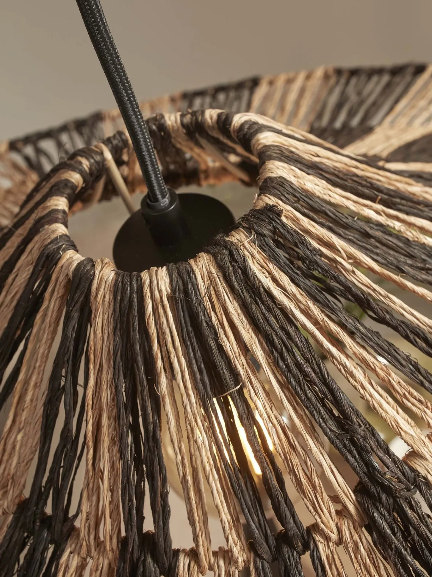 Hanglampen|Hanglampen-Good&Mojo Cuzco Hanglamp Black, Natural