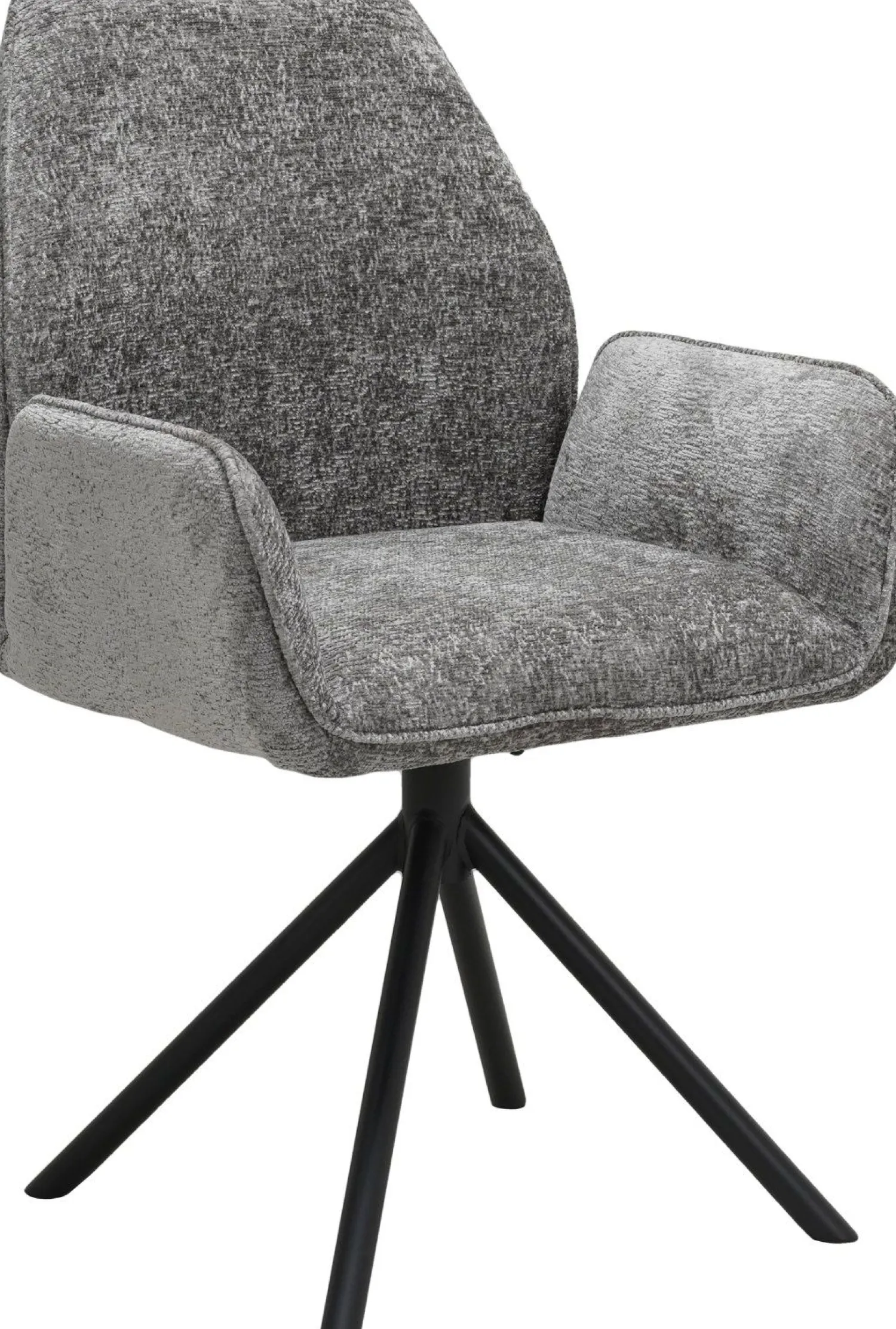 Eetkamerstoelen Met Armleuning-Eijerkamp Collectie Daley Eetkamerstoel Grey