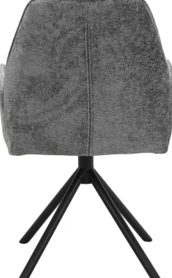 Eetkamerstoelen Met Armleuning-Eijerkamp Collectie Daley Eetkamerstoel Grey