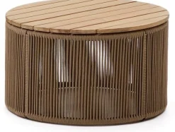 Tuintafels|Houten Salontafels-Kave Home Dandara Salontafel Naturel