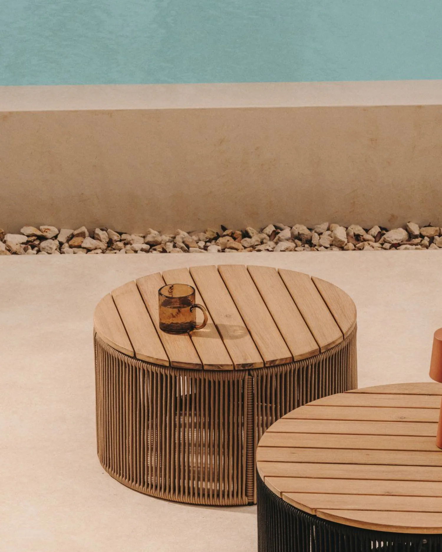 Tuintafels|Houten Salontafels-Kave Home Dandara Salontafel Naturel