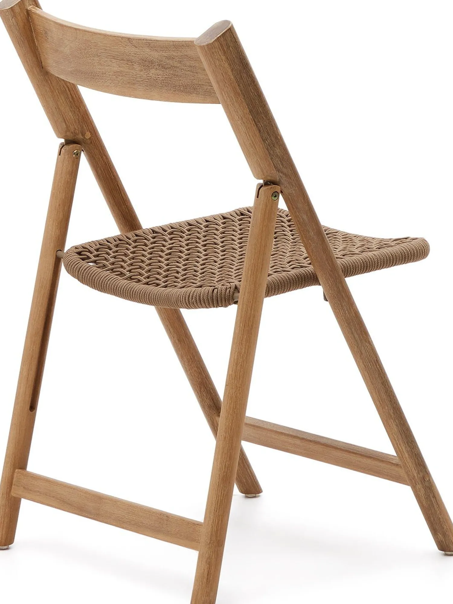 Tuinstoelen-Kave Home Dandara Tuinstoel Bruin, Naturel
