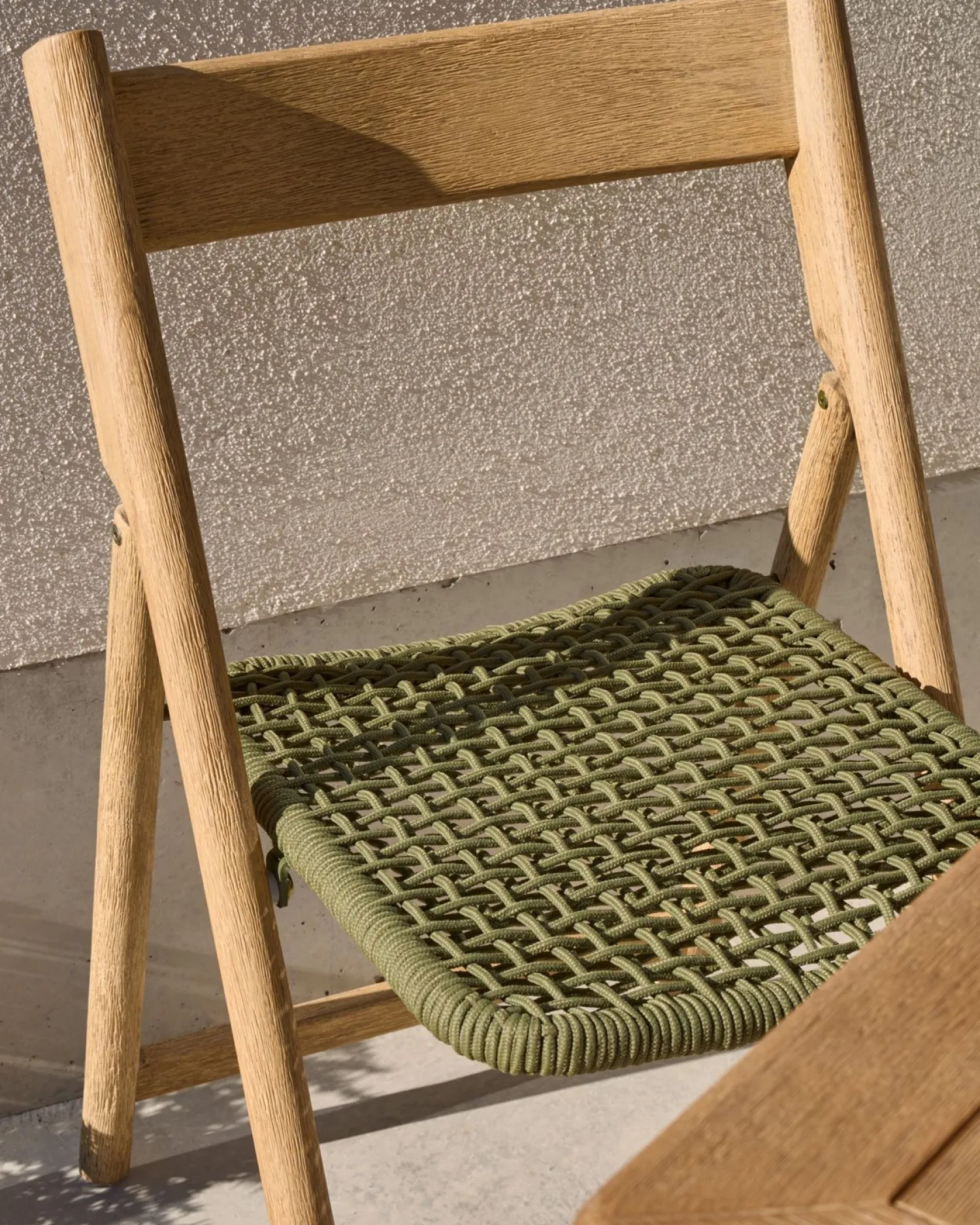 Tuinstoelen-Kave Home Dandara Tuinstoel Groen, Naturel