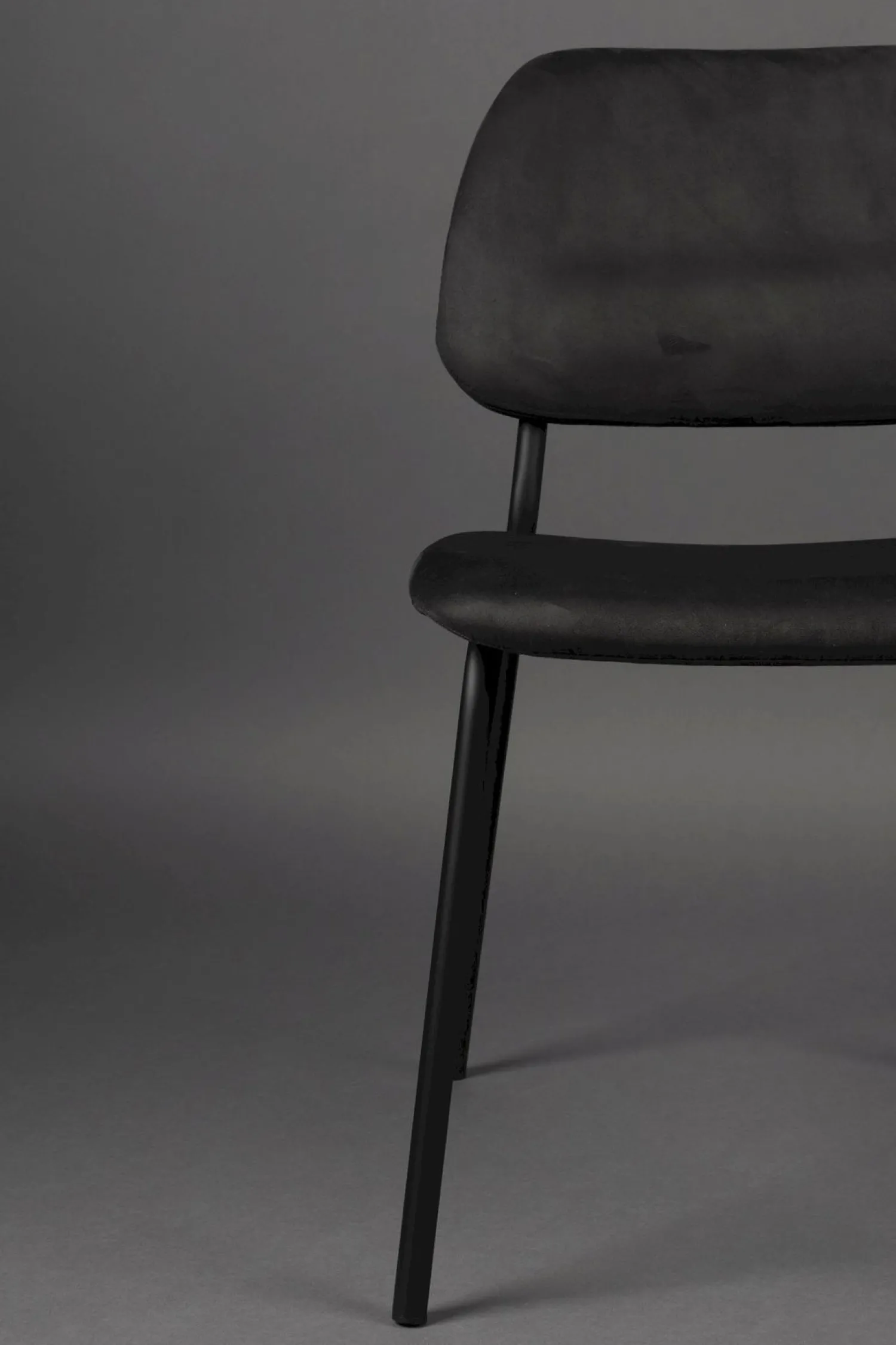 Eetkamerstoelen Zonder Armleuning-Dutchbone Darby Eetkamerstoel Zwart