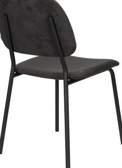 Eetkamerstoelen Zonder Armleuning-Dutchbone Darby Eetkamerstoel Zwart