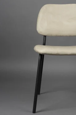 Eetkamerstoelen Zonder Armleuning-Dutchbone Darby Eetkamerstoel Beige