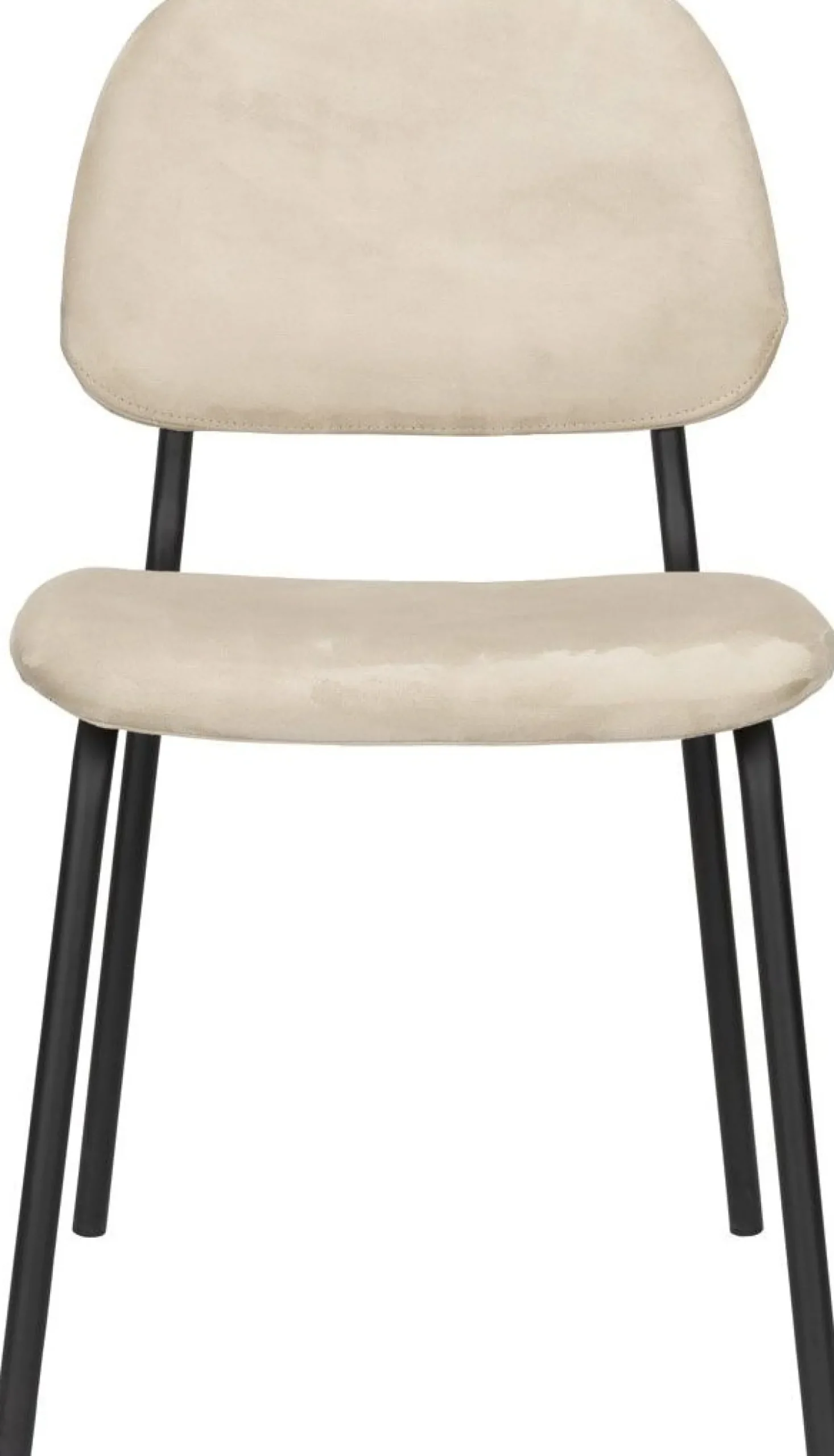 Eetkamerstoelen Zonder Armleuning-Dutchbone Darby Eetkamerstoel Beige
