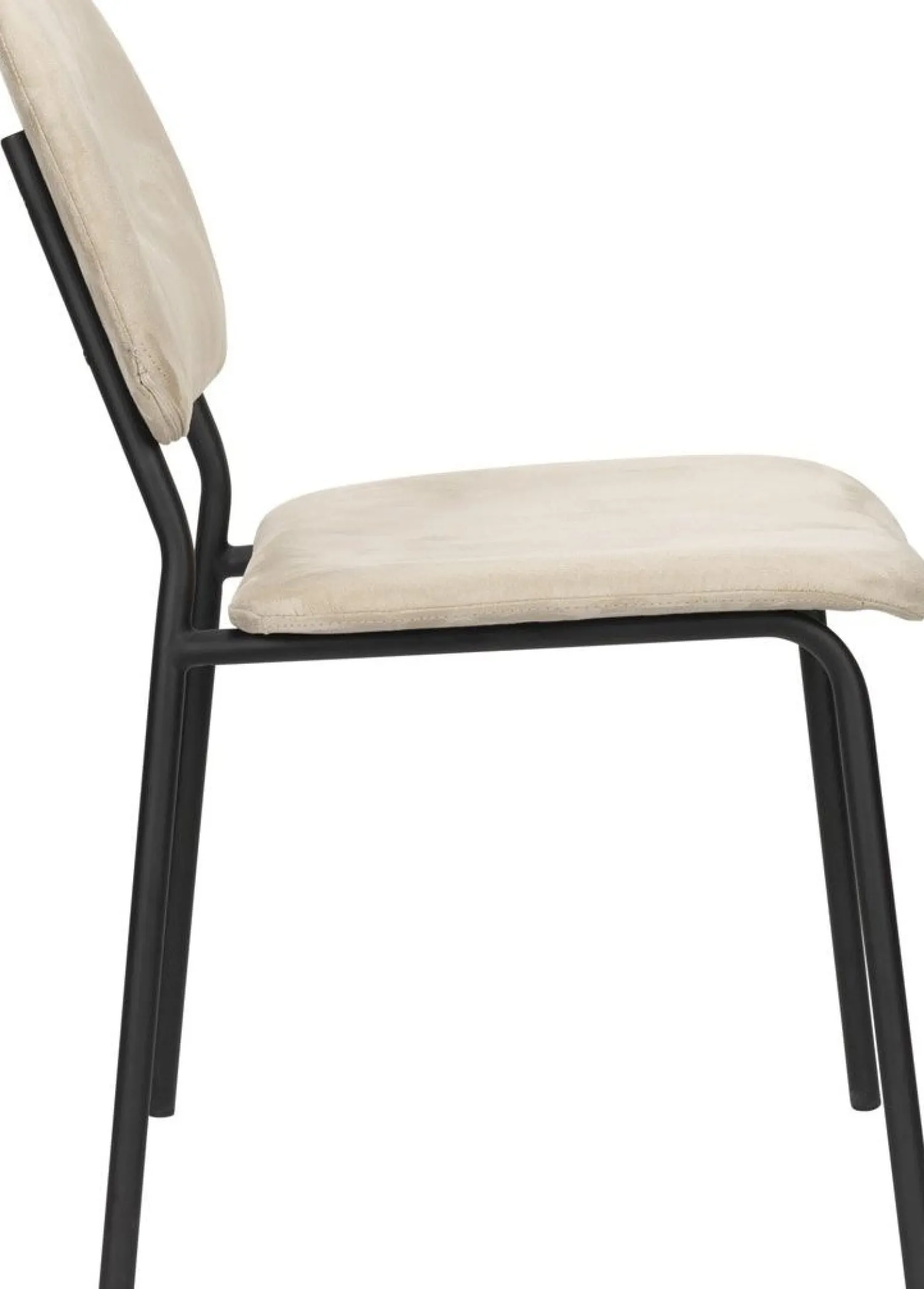 Eetkamerstoelen Zonder Armleuning-Dutchbone Darby Eetkamerstoel Beige