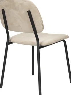 Eetkamerstoelen Zonder Armleuning-Dutchbone Darby Eetkamerstoel Beige