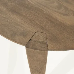 Ronde Salontafels-Eleonora Davina Salontafel Bruin