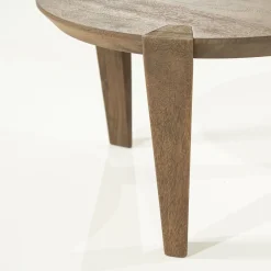 Ronde Salontafels-Eleonora Davina Salontafel Bruin