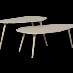 Houten Salontafels-WOOOD Davina Salontafelset Dust