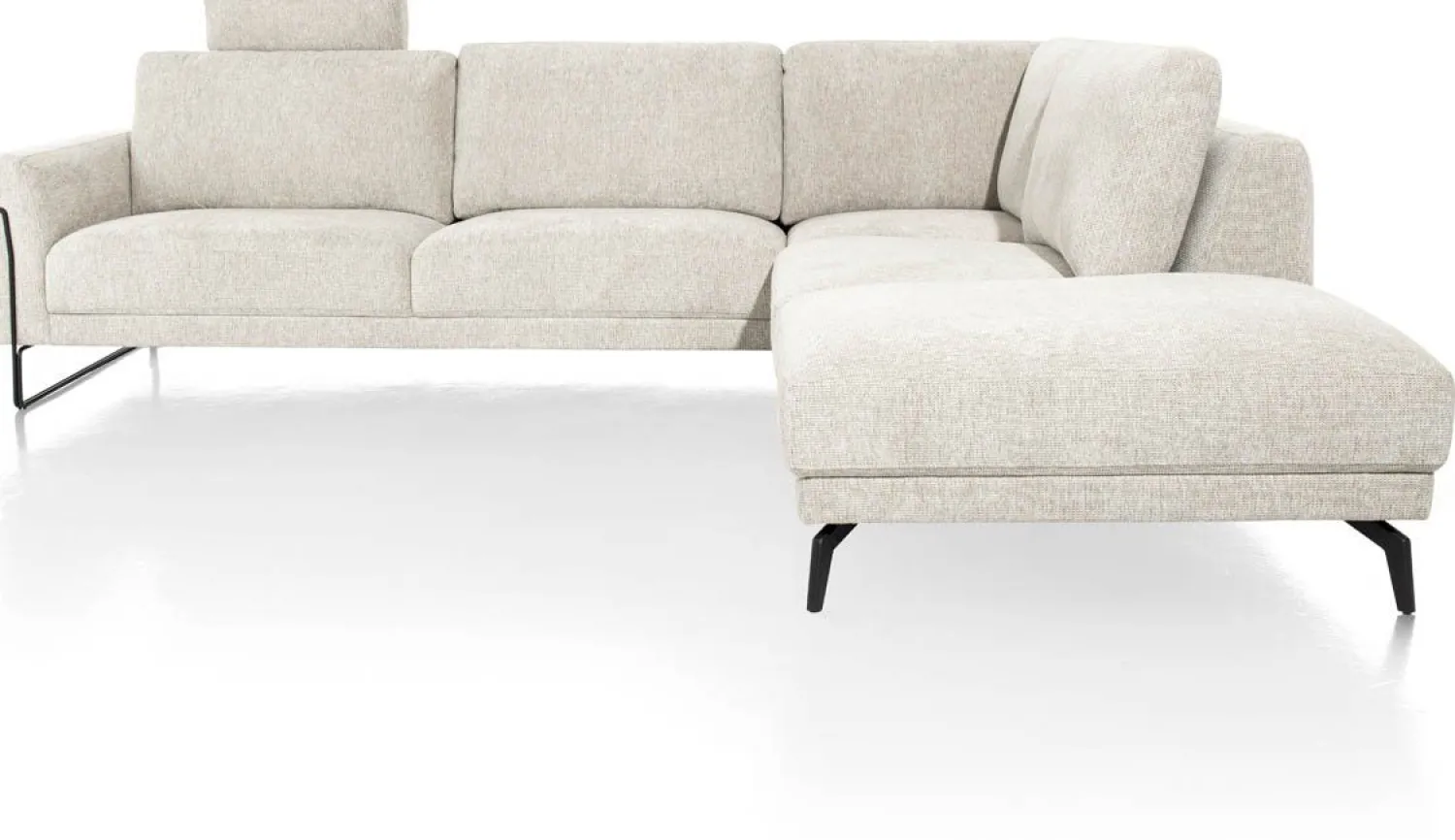 Hoekbanken-XOOON Dawson Hoekbank Light Grey