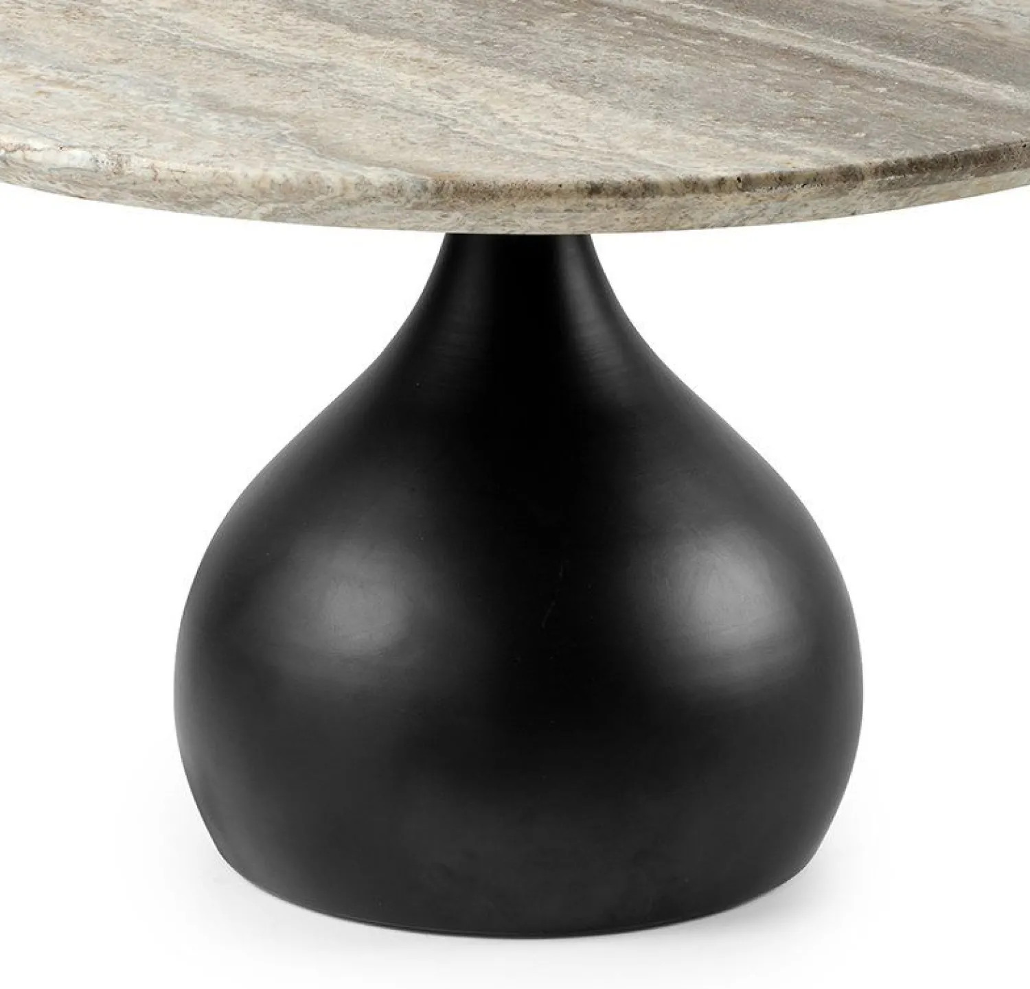 Marmeren Salontafels|Ronde Salontafels-Feelings Wonen Delphi Salontafel Grijs