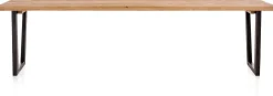 Houten Eettafels|Rechthoekige Eettafels-XOOON Denmark Eettafel Railway Bruin