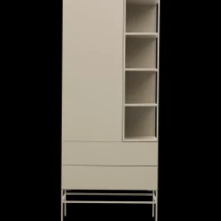 Opbergkasten|Opbergkasten-Trendhopper Deva Wandkast Stonegrey