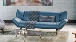 Zitbanken-Leolux Devon Bank blauw