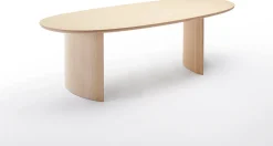 Houten Eettafels|Organische Eettafels-Arco Dew Eettafel Naturel