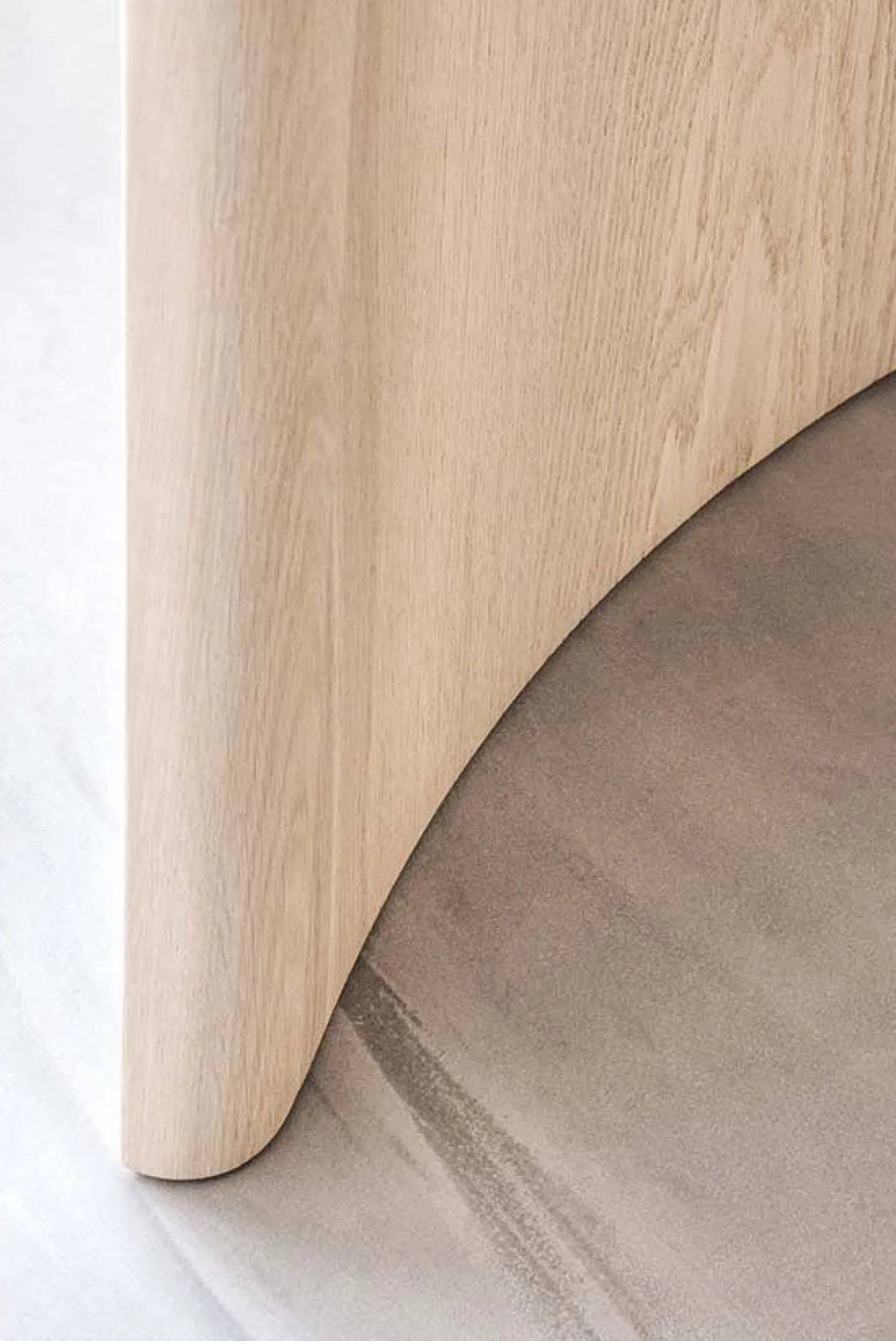 Houten Eettafels|Organische Eettafels-Arco Dew Eettafel Naturel