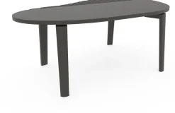 Organische Salontafels-Eijerkamp Collectie Diamond Rib Salontafel Grizzly Brown Mat