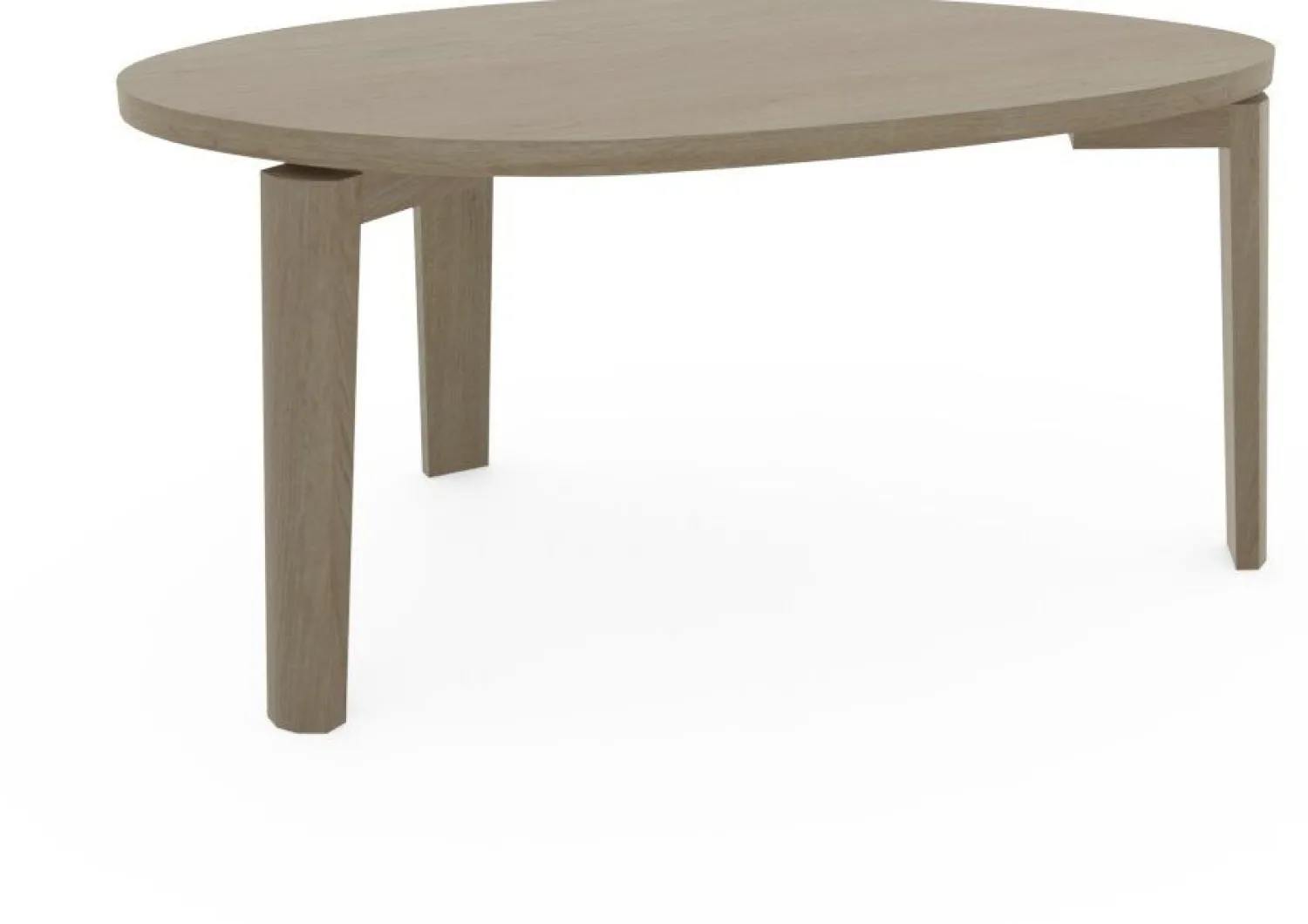 Organische Salontafels-Eijerkamp Collectie Diamond Salontafel Grizzly Brown Mat