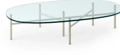 Design Salontafels|Ronde Salontafels-Leolux Dice Salontafel Transparant