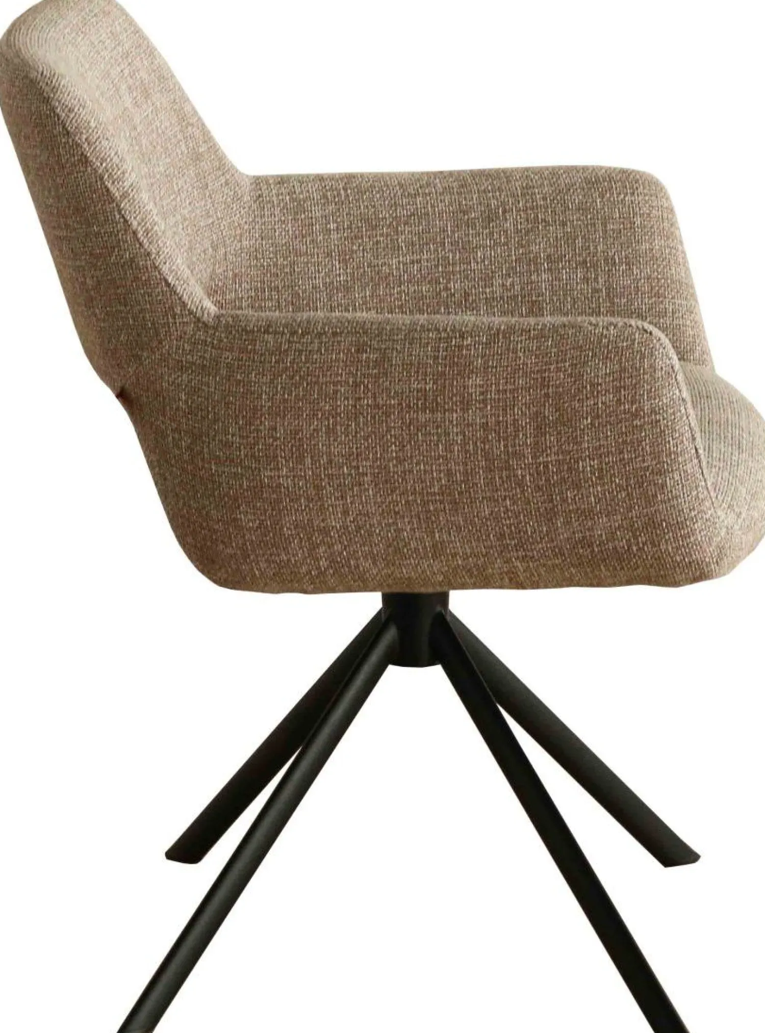 Eetkamerstoelen Met Armleuning-Eijerkamp Collectie Dima Eetkamerstoel Light Brown
