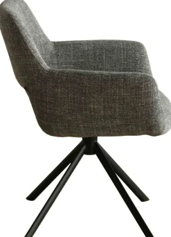Eetkamerstoelen Met Armleuning-Eijerkamp Collectie Dima Eetkamerstoel Grey