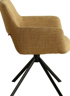Eetkamerstoelen Met Armleuning-Eijerkamp Collectie Dima Eetkamerstoel Ochre
