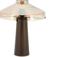 Tafellampen|Tafellampen-By Boo Dome Tafellamp Brown