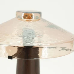 Tafellampen|Tafellampen-By Boo Dome Tafellamp Brown