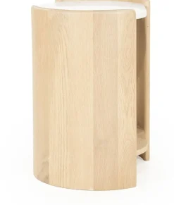 Marmeren Bijzettafels-Eleonora Don Bijzettafel Naturel