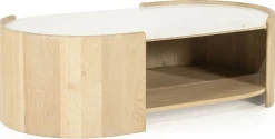 Marmeren Salontafels-Eleonora Don Salontafel Naturel