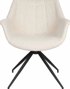 Kuipstoelen|Draaibare Eetkamerstoelen-Zuiver Doulton Swivel (set van 2) Armstoel Natural
