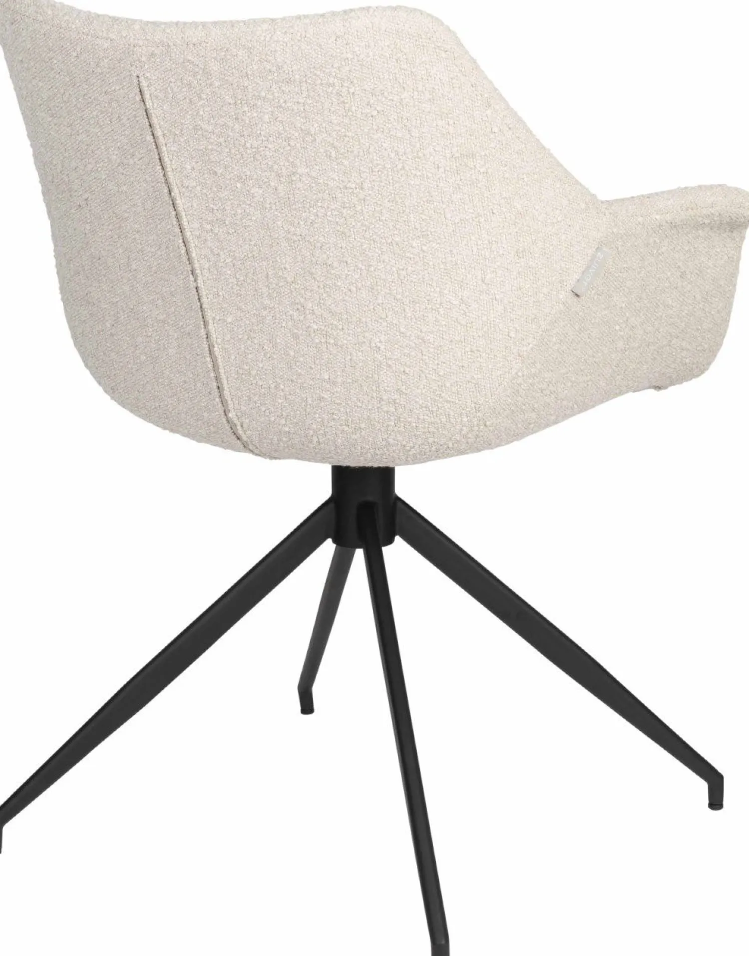 Kuipstoelen|Draaibare Eetkamerstoelen-Zuiver Doulton Swivel (set van 2) Armstoel Natural
