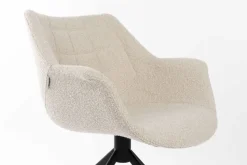 Kuipstoelen|Draaibare Eetkamerstoelen-Zuiver Doulton Swivel (set van 2) Armstoel Natural