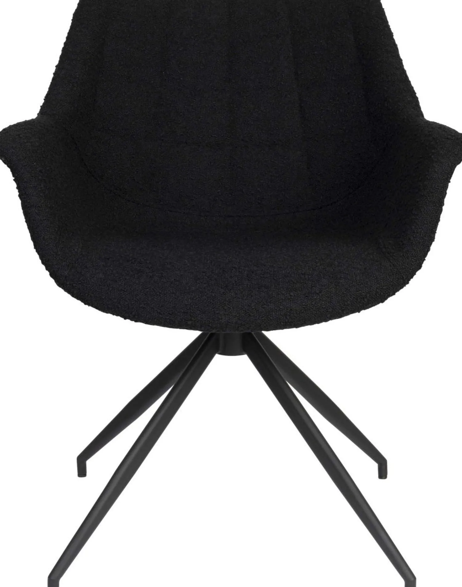 Kuipstoelen|Draaibare Eetkamerstoelen-Zuiver Doulton Swivel (set van 2) Armstoel Black