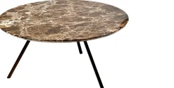 Ronde Salontafels-Metaform DP Salontafel Bruin